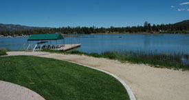 Big Bear Beach in Summer